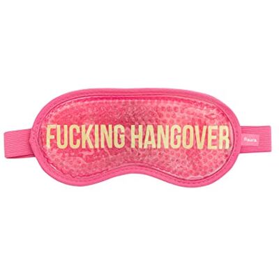 Fisura Koud oogmasker "F*cking Hangover". Roze koud oogmasker. Gelmasker voor gezwollen ogen en donkere kringen. Migraine Herbruikbaar koud oogmasker. 18,5 cm x 9 cm Fisura Koud oogmasker "F*cking Hangover". Roze koud oogmasker. Gelmasker voor gezwollen ogen en donkere kringen. Migraine Herbruikbaar koud oogmasker. 18,5 cm x 9 cm