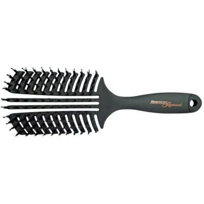 Hercules Brush Vent Brush, gebogen, met zwarte borstelharen Hercules Brush Vent Brush, gebogen, met zwarte borstelharen