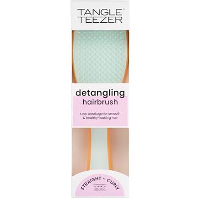 Tangle Teezer Ultimate Detangler Large (Sweet Organce & Ice Blue) ontwarrende borstel voor nat haar, zachte kam zonder trekken, anti-kroes en dierproefvrij, met handvat Tangle Teezer Ultimate Detangler Large (Sweet Organce & Ice Blue) ontwarrende borstel voor nat haar, zachte kam zonder trekken, anti-kroes en dierproefvrij, met handvat