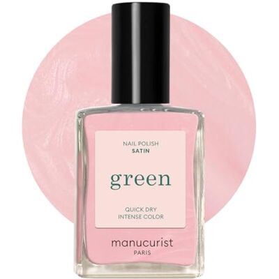 Manucurist Groene Nagellak, lichtroze, parelmoer, satijn, klassiek, professioneel manicure-effect, roze, nagellak, 15 ml Manucurist Groene Nagellak, lichtroze, parelmoer, satijn, klassiek, professioneel manicure-effect, roze, nagellak, 15 ml