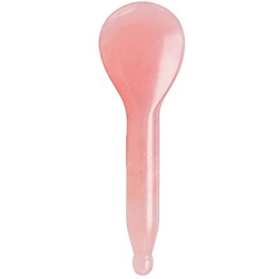 NewL Echte Rozenkwarts Jade Roller Gua Sha Paddestoel Massage Board Gezicht Lifting Tool Gezicht Guasha Massage Tool (Lepelvorm) NewL Echte Rozenkwarts Jade Roller Gua Sha Paddestoel Massage Board Gezicht Lifting Tool Gezicht Guasha Massage Tool (Lepelvorm)