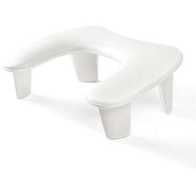AMOYUN Witte vingersteun voor manicure, vlinderpatroon, waterdicht, antislip, nagelstudio AMOYUN Witte vingersteun voor manicure, vlinderpatroon, waterdicht, antislip, nagelstudio