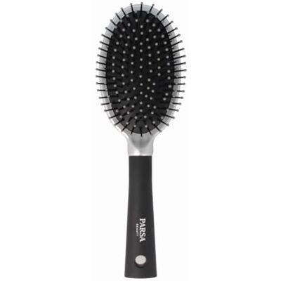 PARSA BEAUTY Trend Line haarborstel (zilver) Haarborstel voor alle haartypes, ergonomisch, praktisch, zonder trekken, massage-effect, ideaal voor styling PARSA BEAUTY Trend Line haarborstel (zilver) Haarborstel voor alle haartypes, ergonomisch, praktisch, zonder trekken, massage-effect, ideaal voor styling