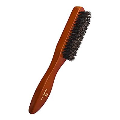 VinBee Borstel met gladde rug, haarborstel van varkenshaar voor afro, nat of krullend haar, zachte haarborstel voor mannen en vrouwen, baardborstel van houtharen VinBee Borstel met gladde rug, haarborstel van varkenshaar voor afro, nat of krullend haar, zachte haarborstel voor mannen en vrouwen, baardborstel van houtharen