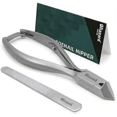Blizzard Kopkniptang Nagelknipper voor mannen met Dikke of Ingegroeide Teennagels – Podotherapeutisch Pedicuresetje Duits Gesmeed 14 cm Stevige Teennagel Nageltang Maanvormige Nagelschaar Blizzard Kopkniptang Nagelknipper voor mannen met Dikke of Ingegroeide Teennagels – Podotherapeutisch Pedicuresetje Duits Gesmeed 14 cm Stevige Teennagel Nageltang Maanvormige Nagelschaar