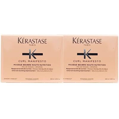 KÉRASTASE Kerastase Curl Manifesto voedend botermasker, 200 ml, 2 stuks KÉRASTASE Kerastase Curl Manifesto voedend botermasker, 200 ml, 2 stuks
