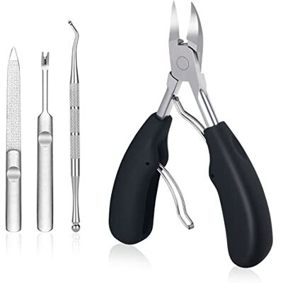 URAQT Nageltang, precisie-nagelknipper, professionele nagelknipper voor dikke ingegroeide teennagels (G) URAQT Nageltang, precisie-nagelknipper, professionele nagelknipper voor dikke ingegroeide teennagels (G)