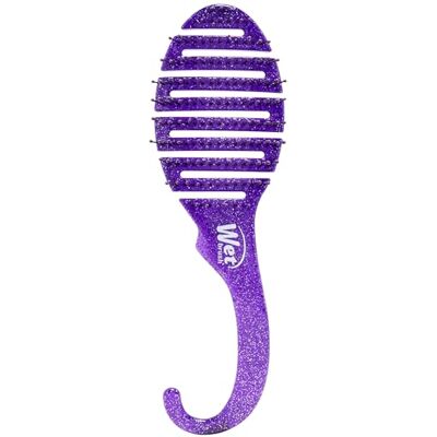 Wet Brush Brosse Démêlante pour La Douche Paillettes Violettes pour Unisexe 1 Unité Ultra Soft IntelliFlex Bristles Prevent Breakage and Split Ends, Gentle on All Hair Types, Purple Glitter Finish Wet Brush Brosse Démêlante pour La Douche Paillettes Violettes pour Unisexe 1 Unité Ultra Soft IntelliFlex Bristles Prevent Breakage and Split Ends, Gentle on All Hair Types, Purple Glitter Finish