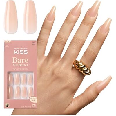 Kiss kunstnagels op lijm; Naakte maar betere nagels Naakt Drama Kiss kunstnagels op lijm; Naakte maar betere nagels Naakt Drama