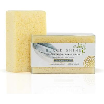 Black Shine BS Set van 2 gezichtspeelspons met geitenmelk olie voor reiniging en zachte massage, natuurlijke spons voor douche, schoonheid en reizen voor gezicht en lichaam, methode Black Shine BS Set van 2 gezichtspeelspons met geitenmelk olie voor reiniging en zachte massage, natuurlijke spons voor douche, schoonheid en reizen voor gezicht en lichaam, methode