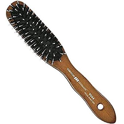 Hercules 9044 Paddle Brush Voedende natuurlijke haarborstel wildzwijnhaarborstel met polyamide potloden verzorgingsborstel voor lang haar donker hout Hercules 9044 Paddle Brush Voedende natuurlijke haarborstel wildzwijnhaarborstel met polyamide potloden verzorgingsborstel voor lang haar donker hout