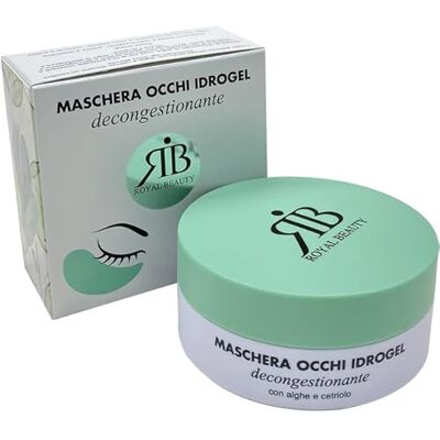 Royal Beauty Ontzwellend hydrogel oogmasker met zeewier en komkommer Royal Beauty Ontzwellend hydrogel oogmasker met zeewier en komkommer