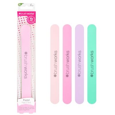 Brushworks nagelvijl, pastelkleuren Brushworks nagelvijl, pastelkleuren