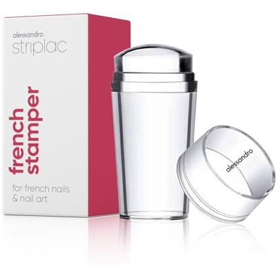 alessandro Striplac Siliconen nagelpad voor French manicure en nail art, eenvoudig en nauwkeurig aan te brengen, voor doe-het-zelf nagels alessandro Striplac Siliconen nagelpad voor French manicure en nail art, eenvoudig en nauwkeurig aan te brengen, voor doe-het-zelf nagels