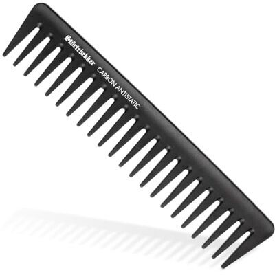 Störtebekker Shaving Accessories Störtebekker Hoogwaardige stylingkam voor heren, antistatische carbon kam 19 cm, voor dik haar en baard, voor een perfecte afwerking Störtebekker Shaving Accessories Störtebekker Hoogwaardige stylingkam voor heren, antistatische carbon kam 19 cm, voor dik haar en baard, voor een perfecte afwerking