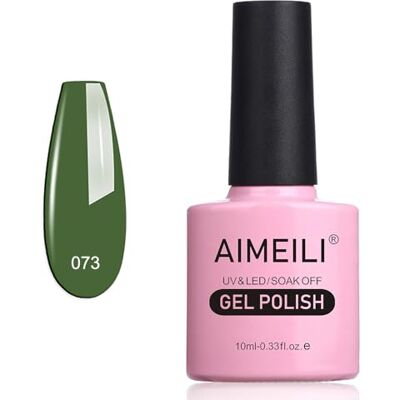 AIMEILI Gelnagellak, uv, led, soak-off Kale (073) 10 ml AIMEILI Gelnagellak, uv, led, soak-off Kale (073) 10 ml