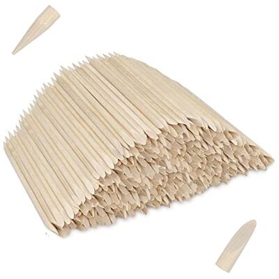 Yicaam 400 stuks oranje houten dubbelzijdige houten nagelriemschuiver stokjes nagelriemstok manicure houten nagelriemstokken voor manicure pedicure 11,5 cm Yicaam 400 stuks oranje houten dubbelzijdige houten nagelriemschuiver stokjes nagelriemstok manicure houten nagelriemstokken voor manicure pedicure 11,5 cm