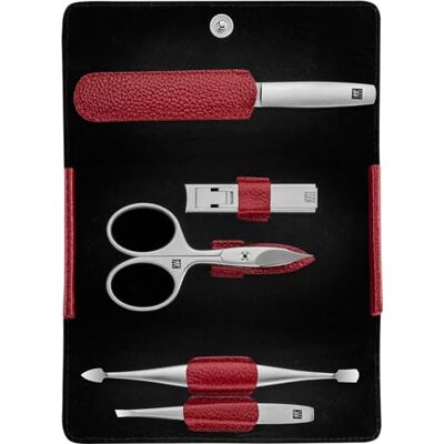 ZWILLING 97092-002-0 Manicure Twinox Manicure etui Rundvlees Rood ZWILLING 97092-002-0 Manicure Twinox Manicure etui Rundvlees Rood