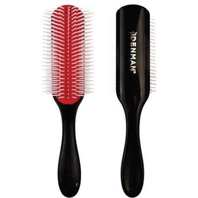 Denman D4 Original Styler 9 rijen, zwart, 1 stuk (1 stuk) 9-rijige borstel voor het definiëren van natte krullen, drogen, volume en modellering van lang haar Denman D4 Original Styler 9 rijen, zwart, 1 stuk (1 stuk) 9-rijige borstel voor het definiëren van natte krullen, drogen, volume en modellering van lang haar