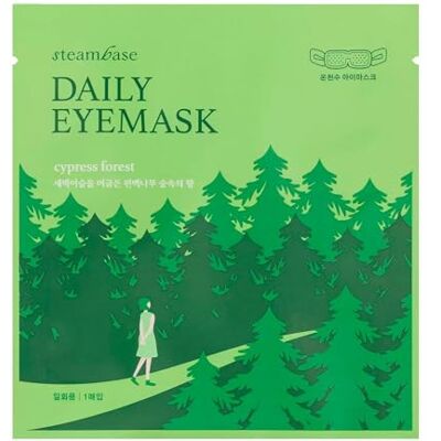 Steambase DAGELIJKS EYEMASK CYPRESS FOREST Steambase DAGELIJKS EYEMASK CYPRESS FOREST