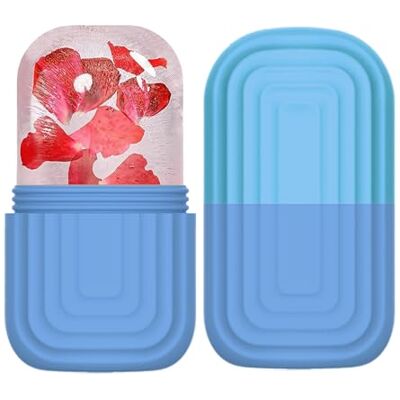 JOYOYAMA Ice Roller gezicht en ogen, siliconen gezichts-roller, verzorgingsgereedschap tegen donkere kringen en gezichtsmassage, Gua Sha ijs, herbruikbaar, voor vermindering van zwelling, hydratatie, cadeau JOYOYAMA Ice Roller gezicht en ogen, siliconen gezichts-roller, verzorgingsgereedschap tegen donkere kringen en gezichtsmassage, Gua Sha ijs, herbruikbaar, voor vermindering van zwelling, hydratatie, cadeau