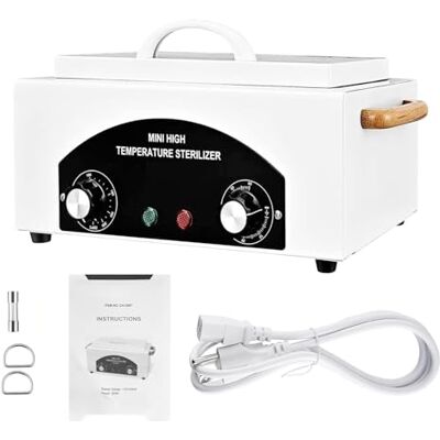 Spiritseek Timer Gecontroleerde Hoge Temperatuur Droge Warmte Sterilisatie Box voor Metalen Gereedschap Professionele Salon & Kliniekapparatuur voor Manicure, Pedicure, Kapper Spiritseek Timer Gecontroleerde Hoge Temperatuur Droge Warmte Sterilisatie Box voor Metalen Gereedschap Professionele Salon & Kliniekapparatuur voor Manicure, Pedicure, Kapper