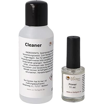 Sun Nagelreiniger 100 ml met primer, 11 ml Sun Nagelreiniger 100 ml met primer, 11 ml