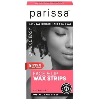 Parissa Face & Lip 20 stuks biologisch afbreekbare waxstrips voor thuis, met kleine waxstrepen, klaar voor alle haartypes Parissa Face & Lip 20 stuks biologisch afbreekbare waxstrips voor thuis, met kleine waxstrepen, klaar voor alle haartypes
