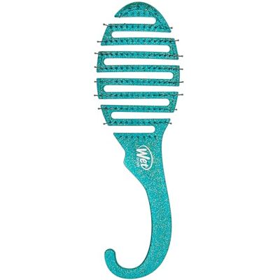 Wet Brush Douche Detangler, Prevents Breakage, Teal Glitter Ultra Soft IntelliFlex Bristles Prevent Breakage and Split Ends, Gentle on All Hair Types, Teal Glitter Finish Wet Brush Douche Detangler, Prevents Breakage, Teal Glitter Ultra Soft IntelliFlex Bristles Prevent Breakage and Split Ends, Gentle on All Hair Types, Teal Glitter Finish