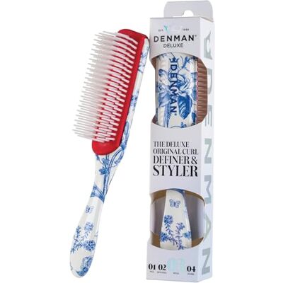 Denman D3 Original Curl Definer & Styler, krullende haarborstel voor vrouwen en mannen, ontwarrende borstel met 7 rijen voor gladde en gedefinieerde krullen, precisie-stylingborstel voor Denman D3 Original Curl Definer & Styler, krullende haarborstel voor vrouwen en mannen, ontwarrende borstel met 7 rijen voor gladde en gedefinieerde krullen, precisie-stylingborstel voor