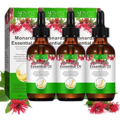 P-Beauty Cosmetic Accessories P-Beauty 3 x 60 ml etherische olie van Monarda Haarolie, huidverzorging, wimperolie, hydraterend, haargroei en anti-aging, natuurlijke huidverzorgingsolie P-Beauty Cosmetic Accessories P-Beauty 3 x 60 ml etherische olie van Monarda Haarolie, huidverzorging, wimperolie, hydraterend, haargroei en anti-aging, natuurlijke huidverzorgingsolie