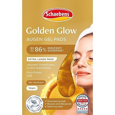 Schaebens Golden-Glow Gelpads voor ogen, meervoudig effect, vermindert veganistische kringen en zwellingen Schaebens Golden-Glow Gelpads voor ogen, meervoudig effect, vermindert veganistische kringen en zwellingen