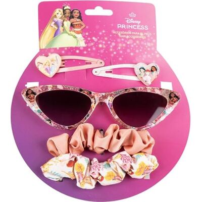 CERDÁ LIFE'S LITTLE MOMENTS Princess Beauty Set voor meisjes met zonnebril, clips en haarelastiekjes, grappige en functionele stijl voor kapsels, meerkleurig, één maat CERDÁ LIFE'S LITTLE MOMENTS Princess Beauty Set voor meisjes met zonnebril, clips en haarelastiekjes, grappige en functionele stijl voor kapsels, meerkleurig, één maat