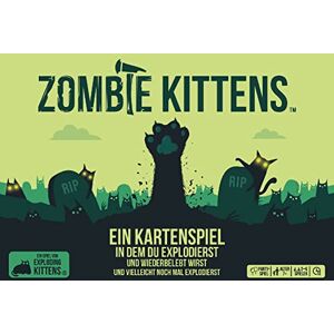 Asmodee Exploding Kittens- Zombie Kittens spel, EXKD0024, meerkleurig, 3. Eigenstaand, Duitse versie Asmodee Exploding Kittens- Zombie Kittens spel, EXKD0024, meerkleurig, 3. Eigenstaand, Duitse versie