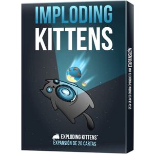 Asmodee Exploding Kittens Imploding Kittens Uitbreiding Kaartspel voor katten- en explosieliefhebbers Vanaf 7 jaar Voor 2 tot 6 spelers 15 minuten per partij Spaans Asmodee Exploding Kittens Imploding Kittens Uitbreiding Kaartspel voor katten- en explosieliefhebbers Vanaf 7 jaar Voor 2 tot 6 spelers 15 minuten per partij Spaans
