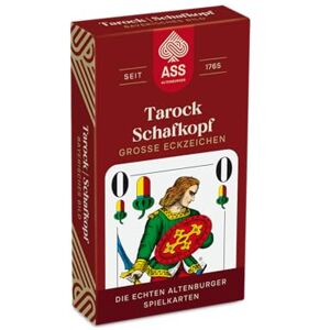 ASS schafkop, grote hoektekens, Bayrische afbeelding ASS schafkop, grote hoektekens, Bayrische afbeelding