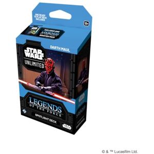 Asmodee Fantasy Flight Games Star Wars: Unlimited Trading Card Game Legends of the Force Darth Maul SPOTLIGHT DECK Klaar om te spelen 50-Card Deck met exclusieve kaarten, leeftijden 12+, 2+ spelers, 20 minuten speeltijd Asmodee Fantasy Flight Games Star Wars: Unlimited Trading Card Game Legends of the Force Darth Maul SPOTLIGHT DECK Klaar om te spelen 50-Card Deck met exclusieve kaarten, leeftijden 12+, 2+ spelers, 20 minuten speeltijd