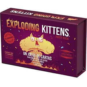 Asmodee Exploding Kittens Party Pack EKIEK04ES Bordspel voor 2-10 spelers, Spaanse versie Asmodee Exploding Kittens Party Pack EKIEK04ES Bordspel voor 2-10 spelers, Spaanse versie