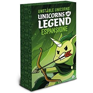 Asmodee Unstable Unicorns: Unicorns of Legend, uitbreiding van het kaartspel, editie in Italiaans Asmodee Unstable Unicorns: Unicorns of Legend, uitbreiding van het kaartspel, editie in Italiaans