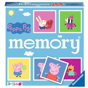 Ravensburger 20886 Peppa Pig memory, de speelklassieker voor alle fans van de tv-serie Peppa Pig, merkspel voor 2-8 spelers vanaf 3 jaar Ravensburger 20886 Peppa Pig memory, de speelklassieker voor alle fans van de tv-serie Peppa Pig, merkspel voor 2-8 spelers vanaf 3 jaar