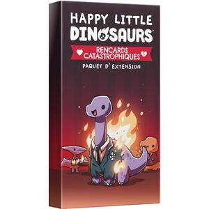 Asmodee TeeTurtle Happy Little Dinosaurs: Catastrofale datums Bordspellen Kaartspellen Volwassenen en kinderen vanaf 8 jaar 2 tot 4 spelers Franse versie Asmodee TeeTurtle Happy Little Dinosaurs: Catastrofale datums Bordspellen Kaartspellen Volwassenen en kinderen vanaf 8 jaar 2 tot 4 spelers Franse versie