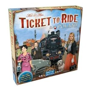 Days of Wonder Asmodee Train to Train Polen Kaartuitbreiding Familiespel Bordspel 2-4 spelers vanaf 8 jaar + 30-60 minuten Duits Meertalig Days of Wonder Asmodee Train to Train Polen Kaartuitbreiding Familiespel Bordspel 2-4 spelers vanaf 8 jaar + 30-60 minuten Duits Meertalig