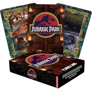 AQUARIUS Jurassic Park speelkaarten voor je favoriete kaartspellen, officieel gelicentieerd Jurassic Park-product en verzamelobjecten, 6,3 x 8,9 cm AQUARIUS Jurassic Park speelkaarten voor je favoriete kaartspellen, officieel gelicentieerd Jurassic Park-product en verzamelobjecten, 6,3 x 8,9 cm