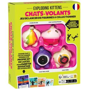 Asmodee Vliegende katten set met 4 katten gezelschapsspel Fun familie en kinderen vanaf 8 jaar gooien, vangen en aangaan van pijnlijke uitdagingen Kaartspel 2 + spelers door Exploding Asmodee Vliegende katten set met 4 katten gezelschapsspel Fun familie en kinderen vanaf 8 jaar gooien, vangen en aangaan van pijnlijke uitdagingen Kaartspel 2 + spelers door Exploding