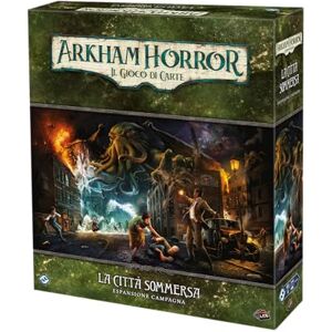 Asmodee Arkham Horror LCG – De ondergedompelde stad – Esp. Platteland, uitbreiding tafelspel, 1-4 spelers, 14+ jaar, editie in het Italiaans Asmodee Arkham Horror LCG – De ondergedompelde stad – Esp. Platteland, uitbreiding tafelspel, 1-4 spelers, 14+ jaar, editie in het Italiaans
