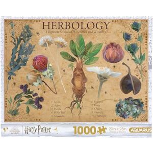 AQUARIUS Harry Potter Herbology Puzzel 1000 stuks (1000 stukjes Jigsaw Puzzel) Glare Free Precision Fit Officieel gelicentieerde Harry Potter Merchandise & Collectibles 50 x 71 cm AQUARIUS Harry Potter Herbology Puzzel 1000 stuks (1000 stukjes Jigsaw Puzzel) Glare Free Precision Fit Officieel gelicentieerde Harry Potter Merchandise & Collectibles 50 x 71 cm