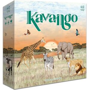 Asmodee , KAVANGO, Mazaza Games, strategiespel expert, creëer je natuurreservaat in Afrika, vanaf 10 jaar, 1 tot 5 spelers, 40-60 minuten, Franse versie Asmodee , KAVANGO, Mazaza Games, strategiespel expert, creëer je natuurreservaat in Afrika, vanaf 10 jaar, 1 tot 5 spelers, 40-60 minuten, Franse versie