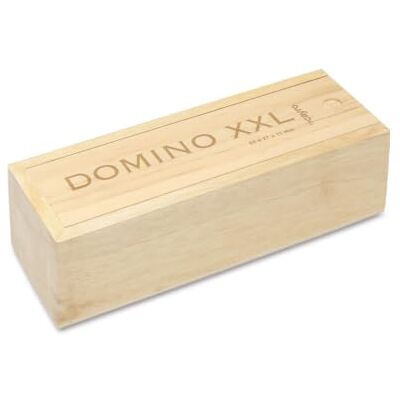 Cayro DOMINOS XXL Vanaf 6 jaar Bordspel voor kinderen en volwassenen Grote chips Klassiek dominospel Met houten kist voor het opbergen van chips 2-4 spelers Cayro DOMINOS XXL Vanaf 6 jaar Bordspel voor kinderen en volwassenen Grote chips Klassiek dominospel Met houten kist voor het opbergen van chips 2-4 spelers