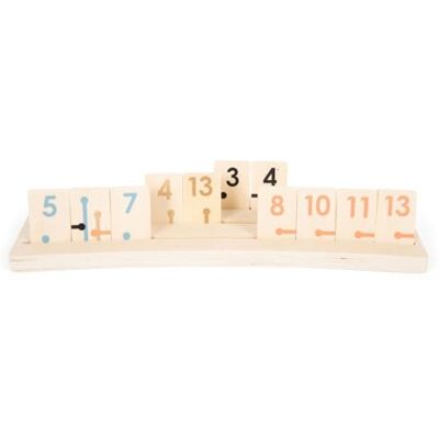 small foot Rummy "Gold Edition" gemaakt van hout, modern bordspel voor het hele gezin, vanaf 7 jaar, 12224 small foot Rummy "Gold Edition" gemaakt van hout, modern bordspel voor het hele gezin, vanaf 7 jaar, 12224