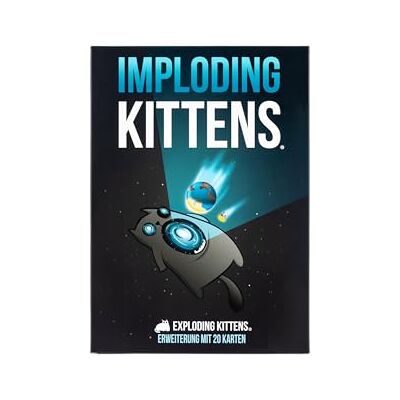 Asmodee ASMD0018 Exploding Imploding Kittens uitbreiding kaartspel in het Duits Asmodee ASMD0018 Exploding Imploding Kittens uitbreiding kaartspel in het Duits